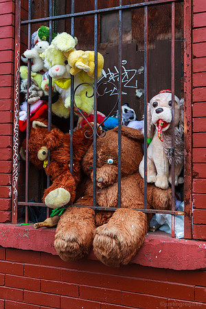 Old stuffed toys