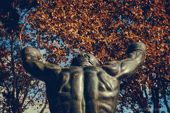 Rocky Statue