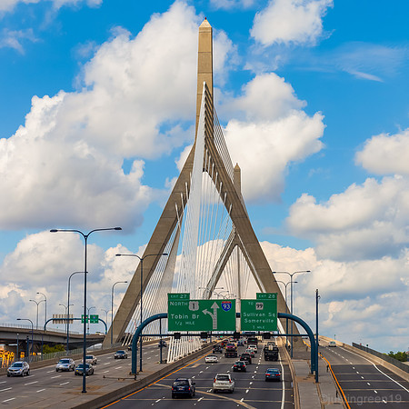 Leonard P Zakim-Bunker Hill Memorial Bridge