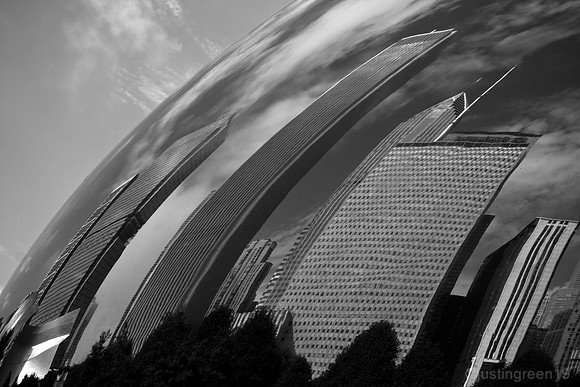 cloudgate reflection