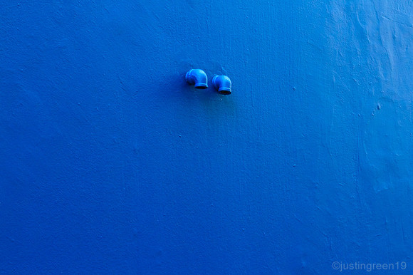 blue wall