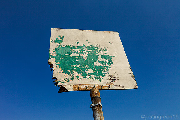 blank sign