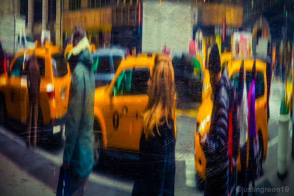 abstract new york people