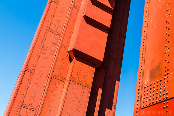 Golden Gate bridge tower